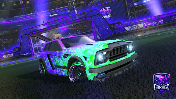 A Rocket League car design from duckyinsoup