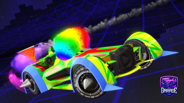 A Rocket League car design from Skilltrooper23