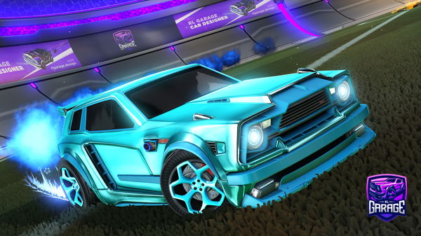 A Rocket League car design from Kuziolek