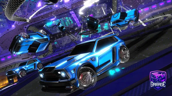 A Rocket League car design from Rockkamsen