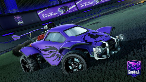 A Rocket League car design from BluefireMeit