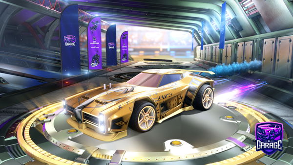 A Rocket League car design from Fedom
