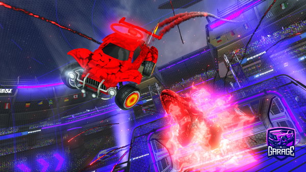 A Rocket League car design from elprocrack4