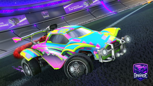 A Rocket League car design from Mystero619