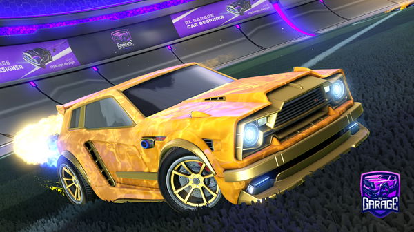 A Rocket League car design from G0J1RA