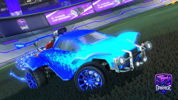 A Rocket League car design from krbksj