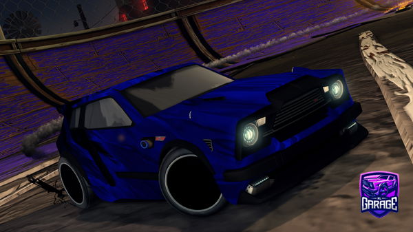 A Rocket League car design from djlightningpig2