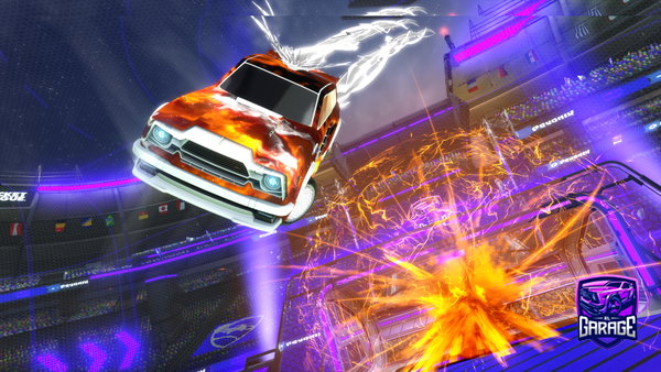 A Rocket League car design from MrShiba077