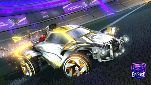 A Rocket League car design from GodFalconNMG