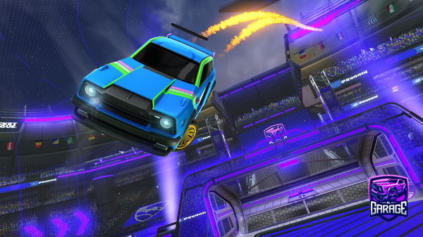 A Rocket League car design from Ghosty01