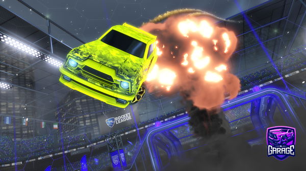 A Rocket League car design from Hney