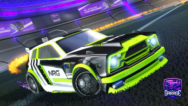 A Rocket League car design from Pixel_boy11