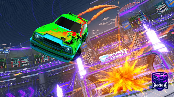 A Rocket League car design from rory48