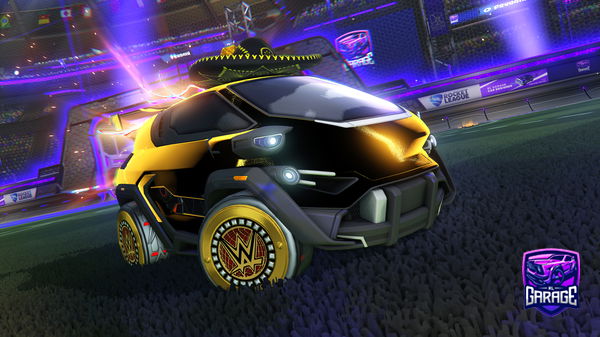 A Rocket League car design from Bobbyballs