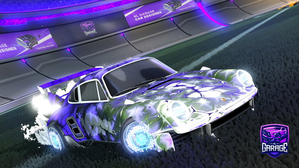 A Rocket League car design from specko