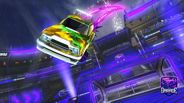 A Rocket League car design from Brush10