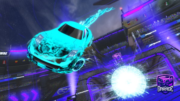 A Rocket League car design from Its_snowy