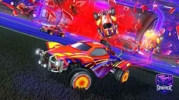 A Rocket League car design from DocXDry