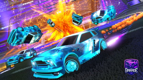 A Rocket League car design from Alz7