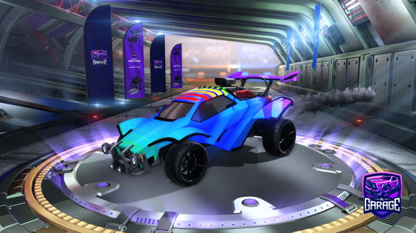 A Rocket League car design from PreSto3364