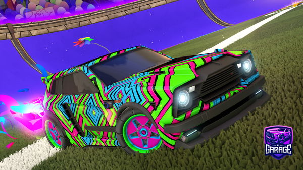 A Rocket League car design from Misha76_