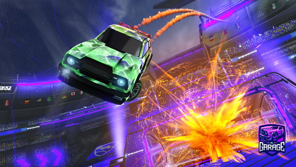 A Rocket League car design from yurcami
