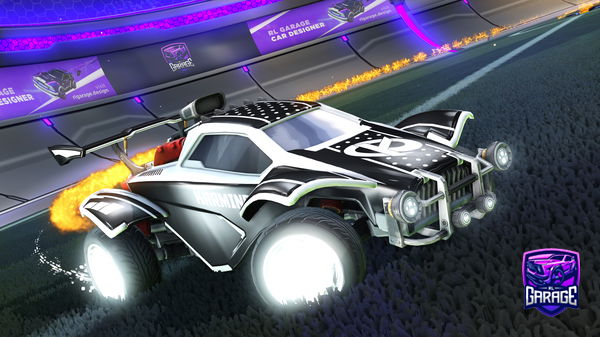 A Rocket League car design from whitewarrior11