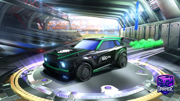 A Rocket League car design from MonkeyWafflePancake
