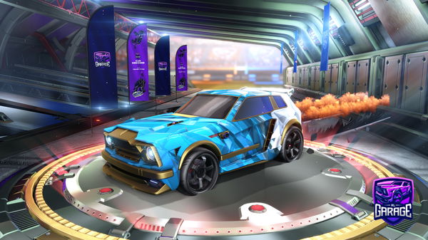 A Rocket League car design from SmashingRhino22
