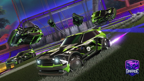 A Rocket League car design from bf107g7