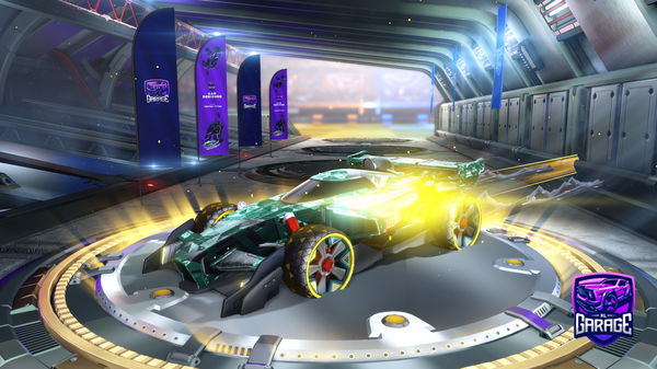 A Rocket League car design from pixl_