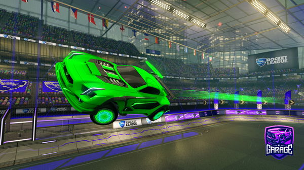 A Rocket League car design from Streamer666-_-