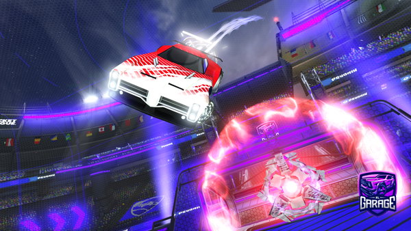 A Rocket League car design from Goldengalaxy09