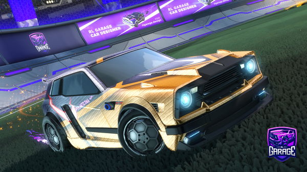 A Rocket League car design from luquetadeus