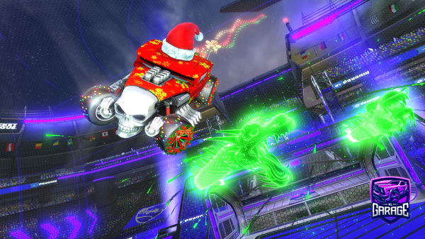 A Rocket League car design from wafflesthedragon