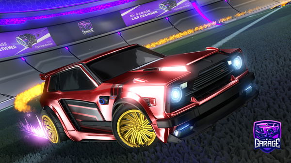 A Rocket League car design from AshBlossom24