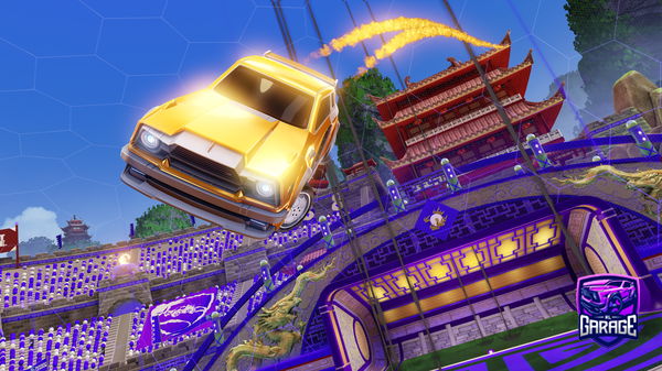 A Rocket League car design from greasyonyt