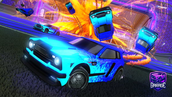A Rocket League car design from Salahmb