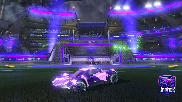 A Rocket League car design from Together-laser7