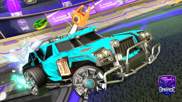 A Rocket League car design from Ven3x
