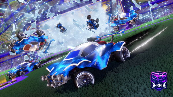 A Rocket League car design from Niclobos