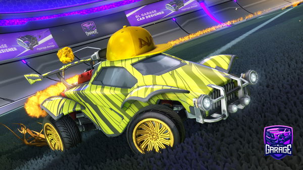 A Rocket League car design from Minstar