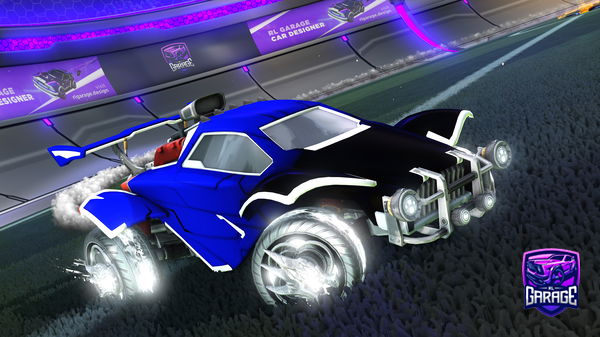 A Rocket League car design from combativehour