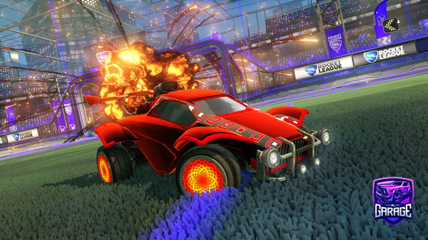 A Rocket League car design from Ayadsuper