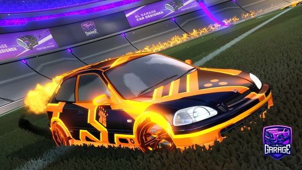 A Rocket League car design from Someone77