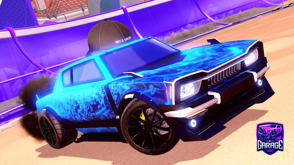 A Rocket League car design from Nothingtpwhitezombas
