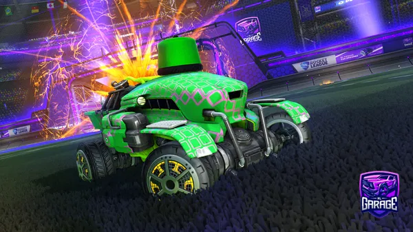 A Rocket League car design from DRACO2909