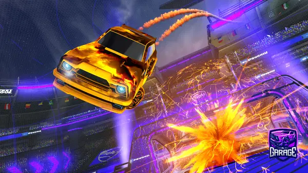 A Rocket League car design from broscatefute