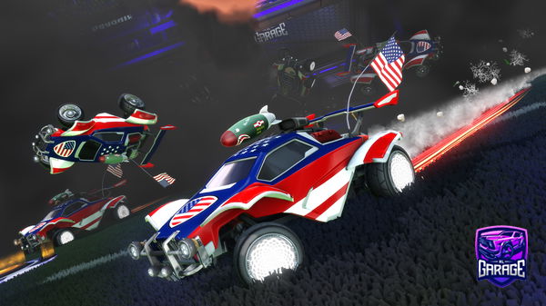 A Rocket League car design from fn_costco