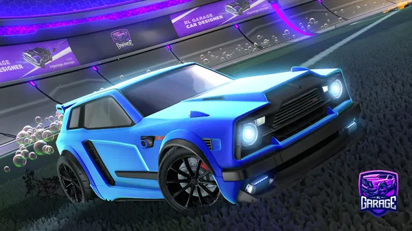 A Rocket League car design from ctj6